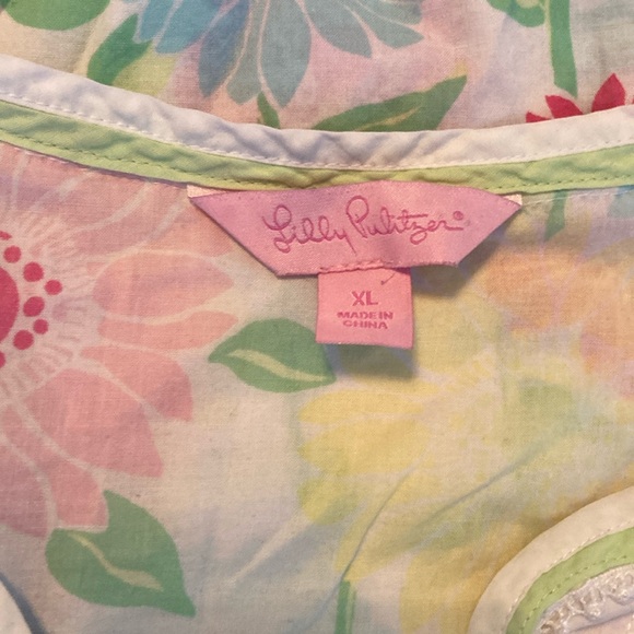 Vintage Lilly Pulitzer Caftan/nightgown - Picture 2 of 7